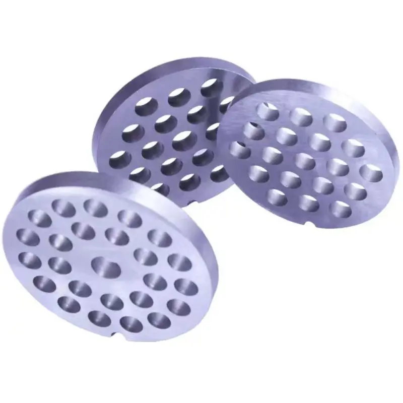 Placas acessórias de reposição para moedor de carne doméstico